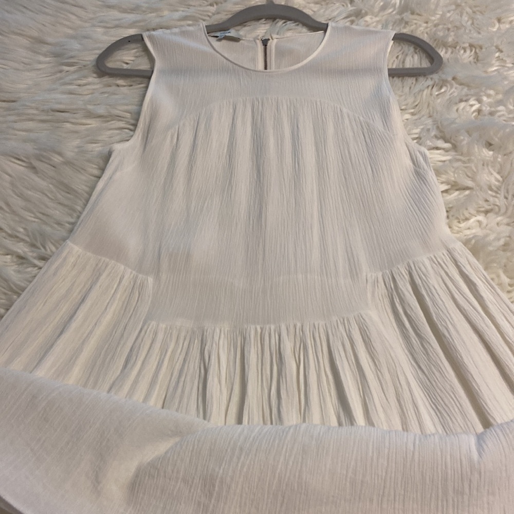 VINCE Dress Maxi size M white color length 50” bust 32” perfect for summer - Picture 13 of 16